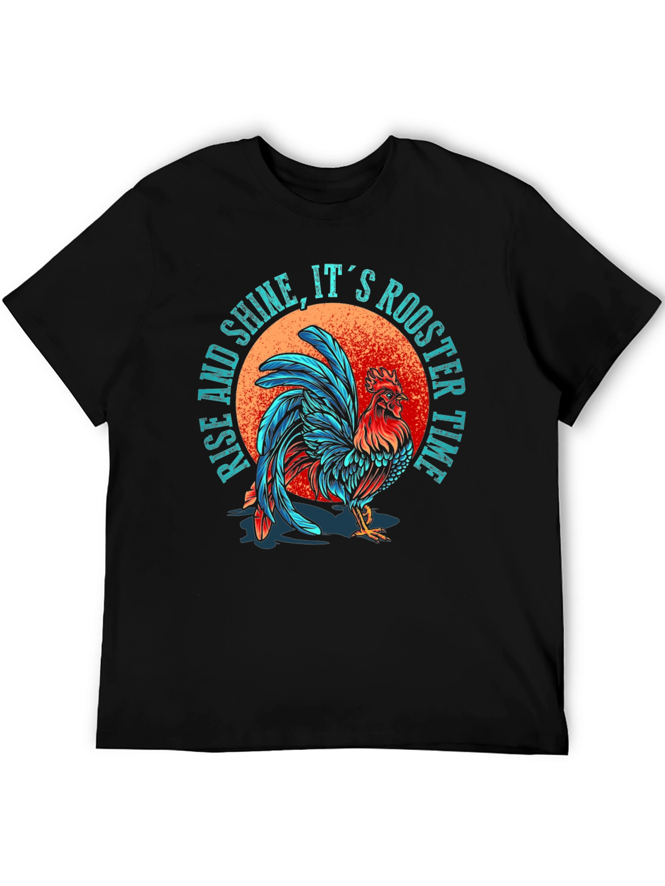 Rise & Shine Rooster T-Shirt - Farm Fresh Style!