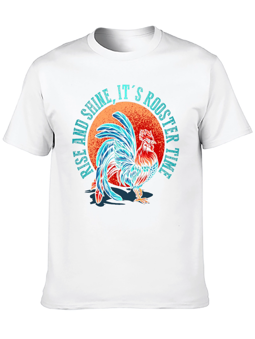 Rise & Shine Rooster T-Shirt - Farm Fresh Style!