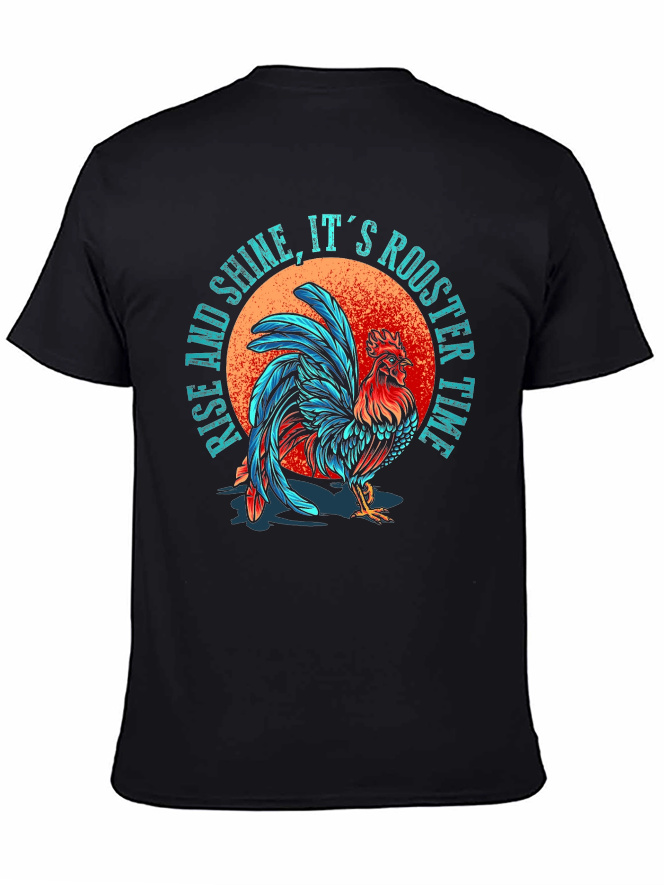 Rise & Shine Rooster T-Shirt - Farm Fresh Style!