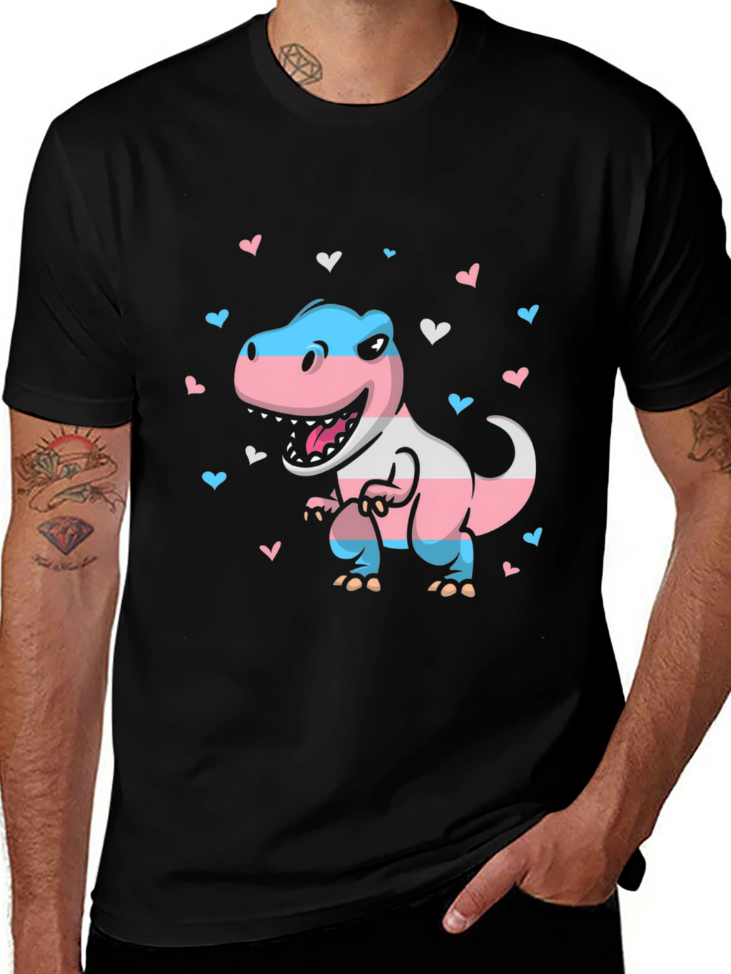 Trans Pride Dinosaur T-Shirt