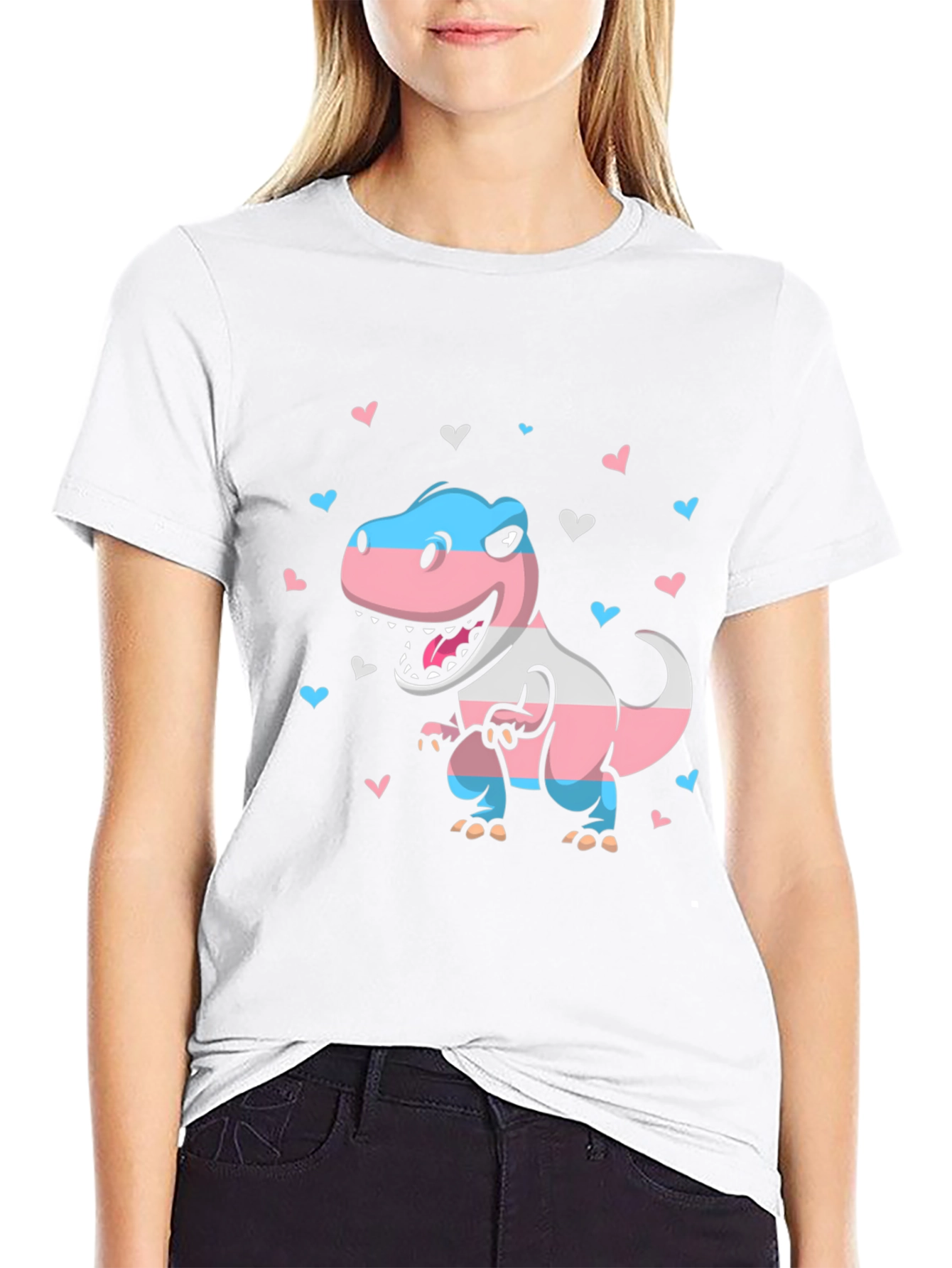 Trans Pride Dinosaur T-Shirt