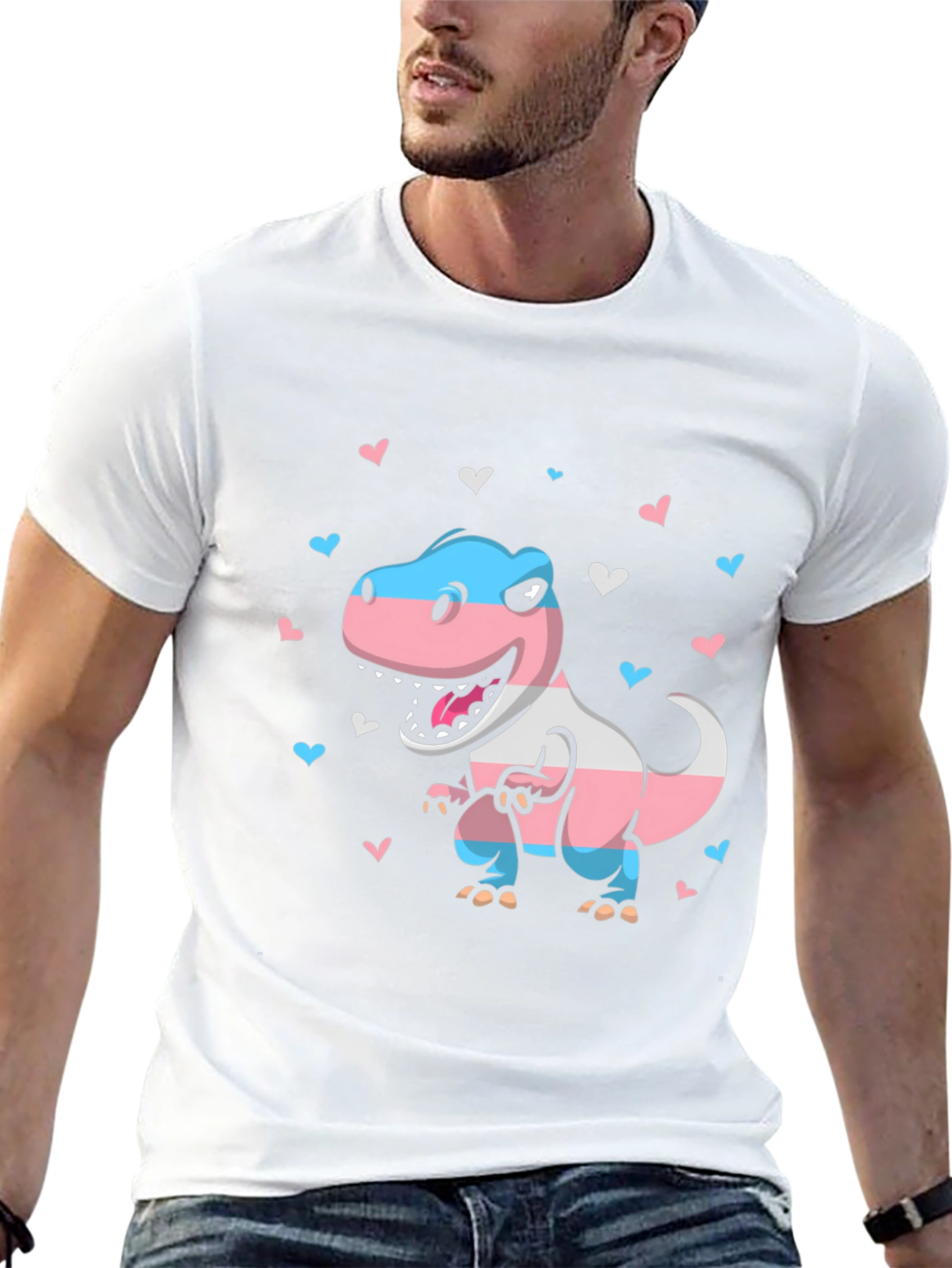Trans Pride Dinosaur T-Shirt
