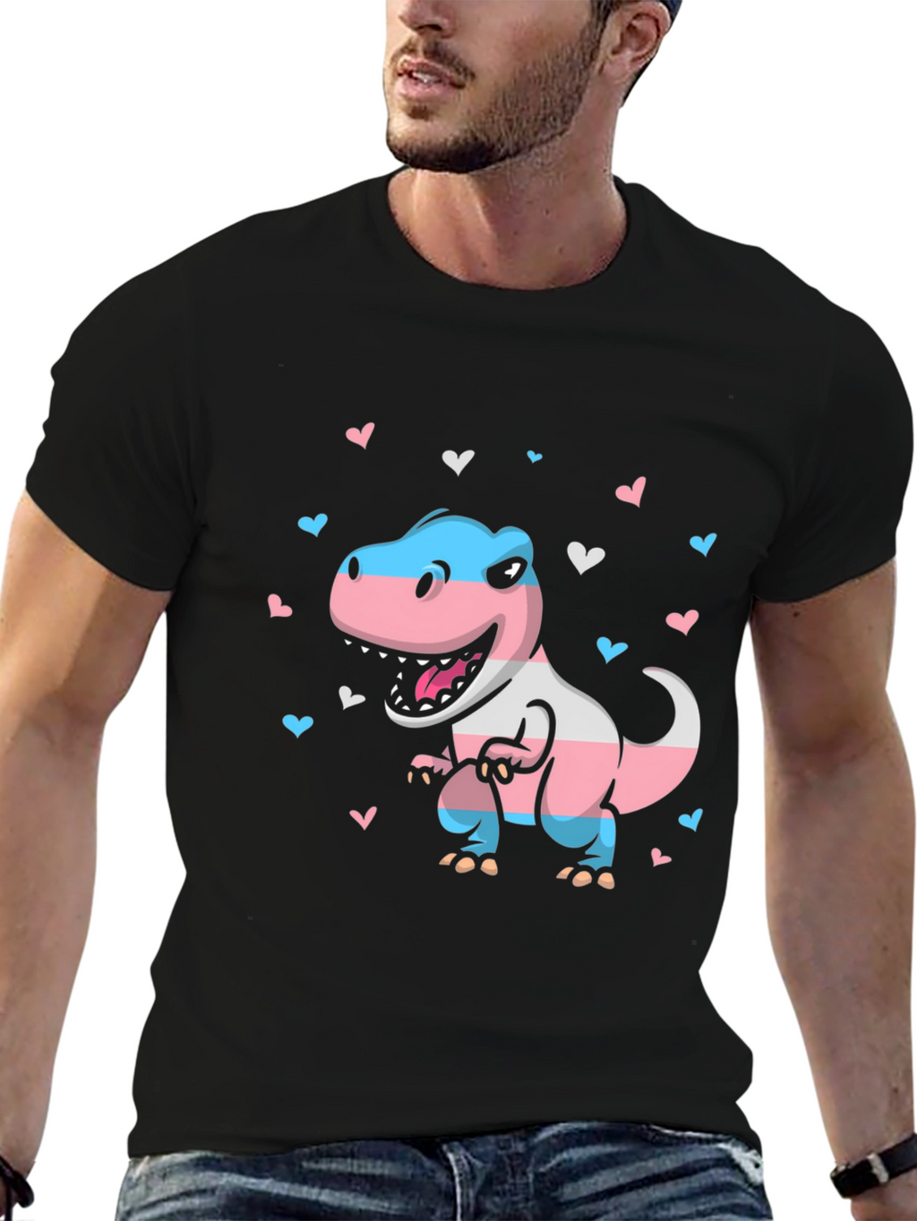 Trans Pride Dinosaur T-Shirt