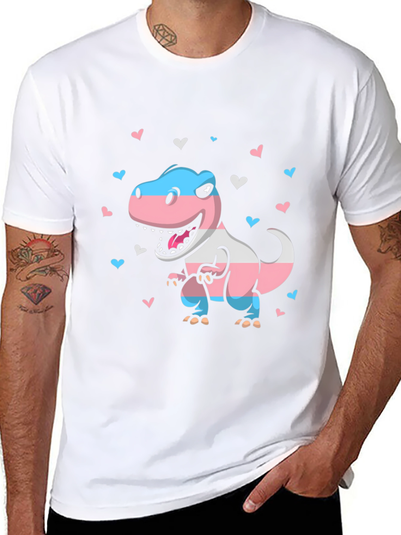 Trans Pride Dinosaur T-Shirt
