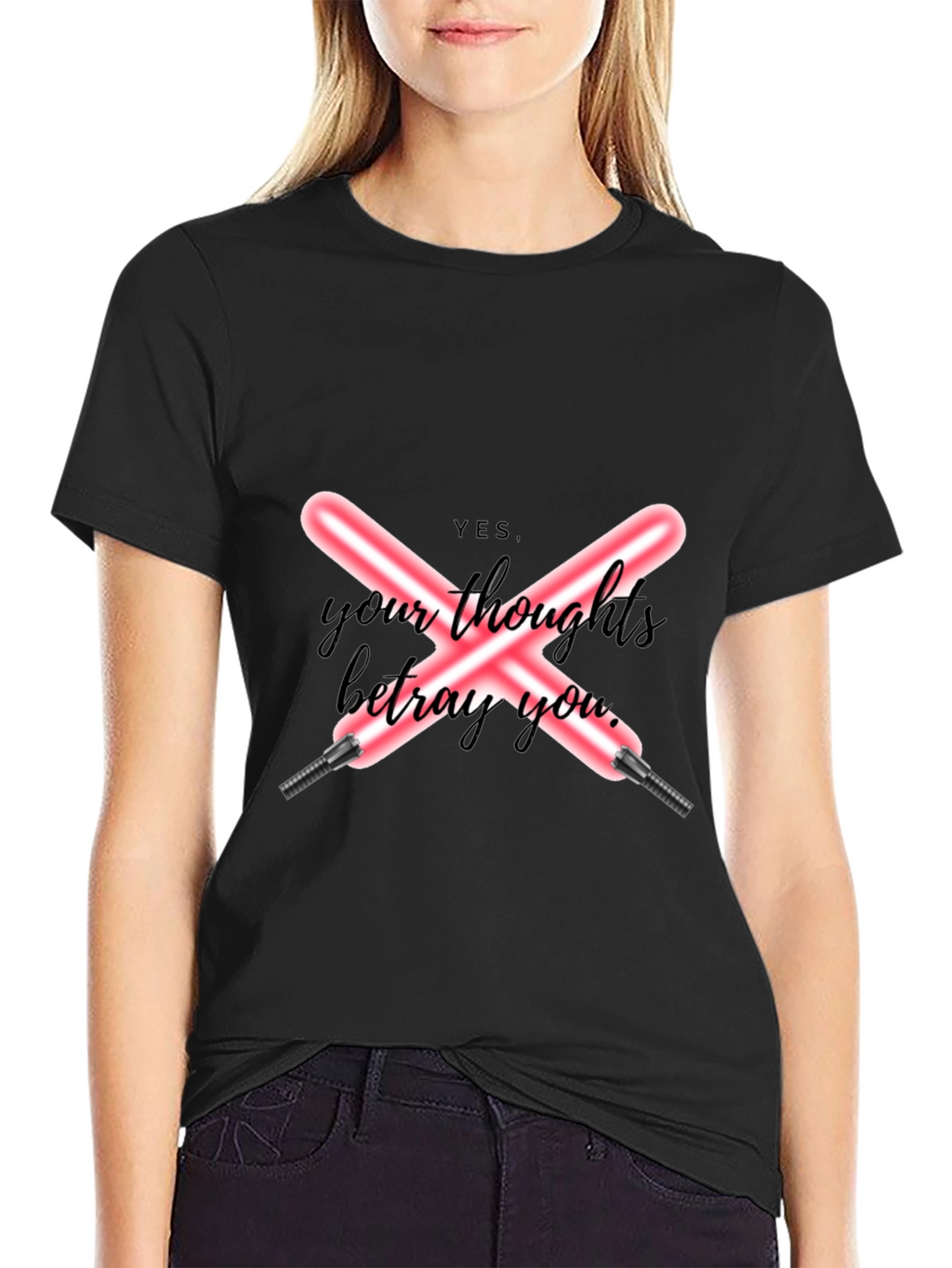 YES Your Thoughts Betray You Black T-Shirt