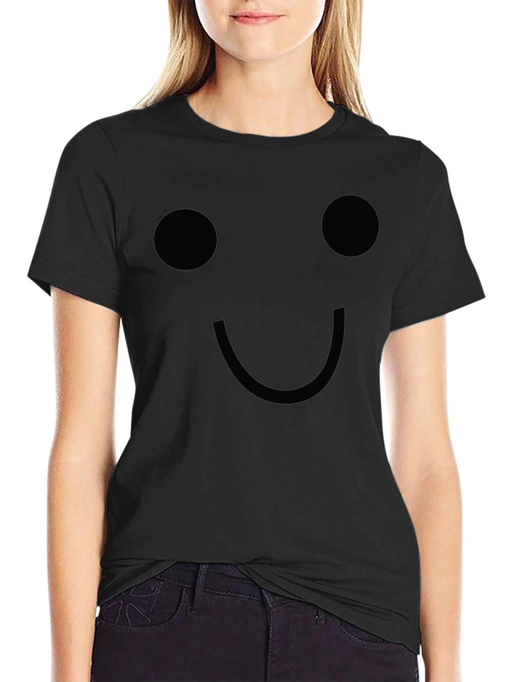 Smiley Face Graphic T-Shirt - Soft Cotton Tee