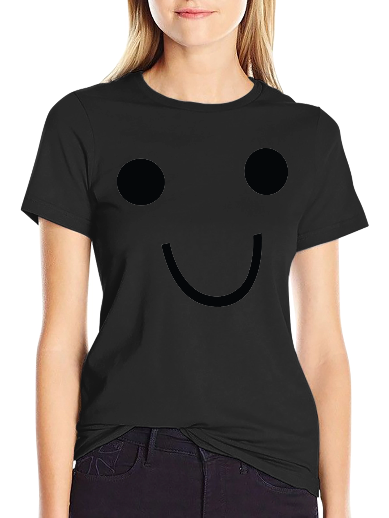 Smiley Face Graphic T-Shirt - Soft Cotton Tee