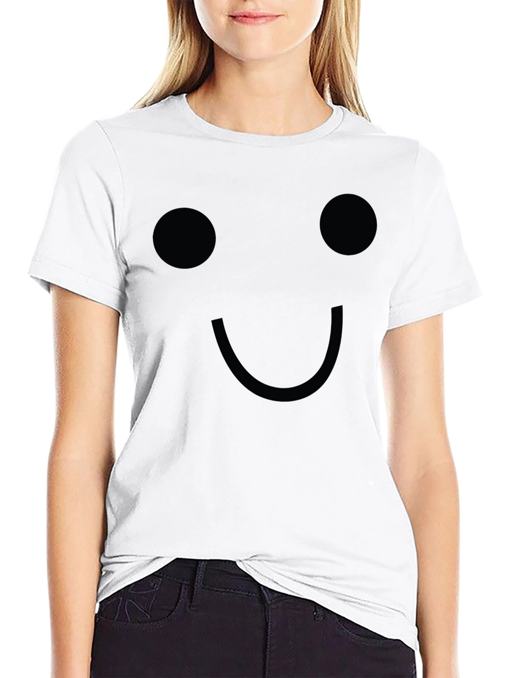 Smiley Face Graphic T-Shirt - Soft Cotton Tee
