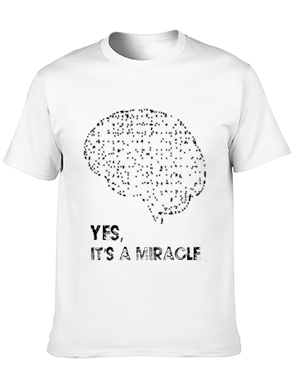 Brain Miracle Graphic T-Shirt - Black