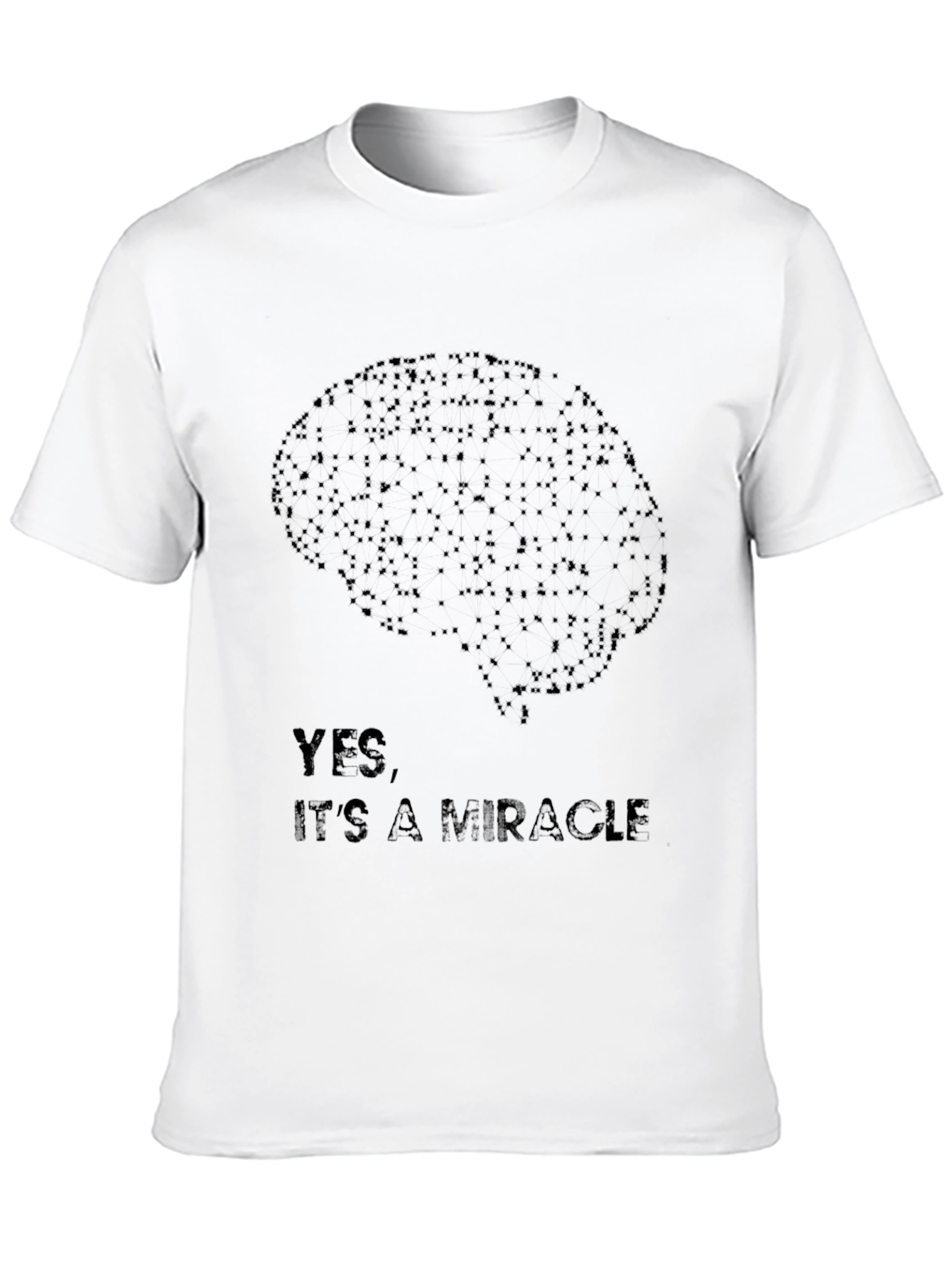 Brain Miracle Graphic T-Shirt - Black