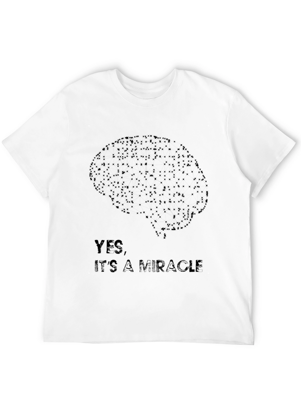 Brain Miracle Graphic T-Shirt - Black