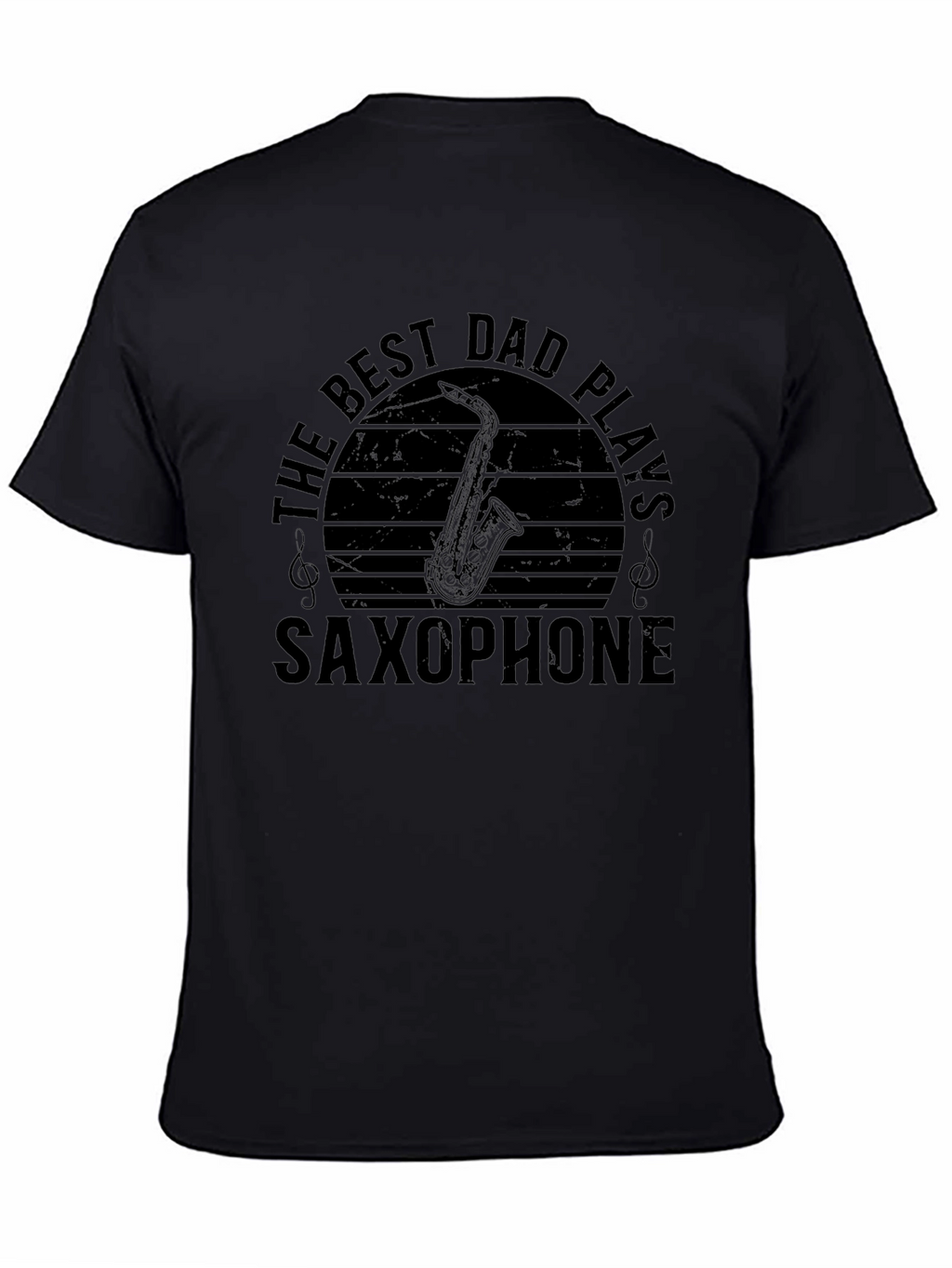 Best Dad Plays Saxophone Graphic Tee