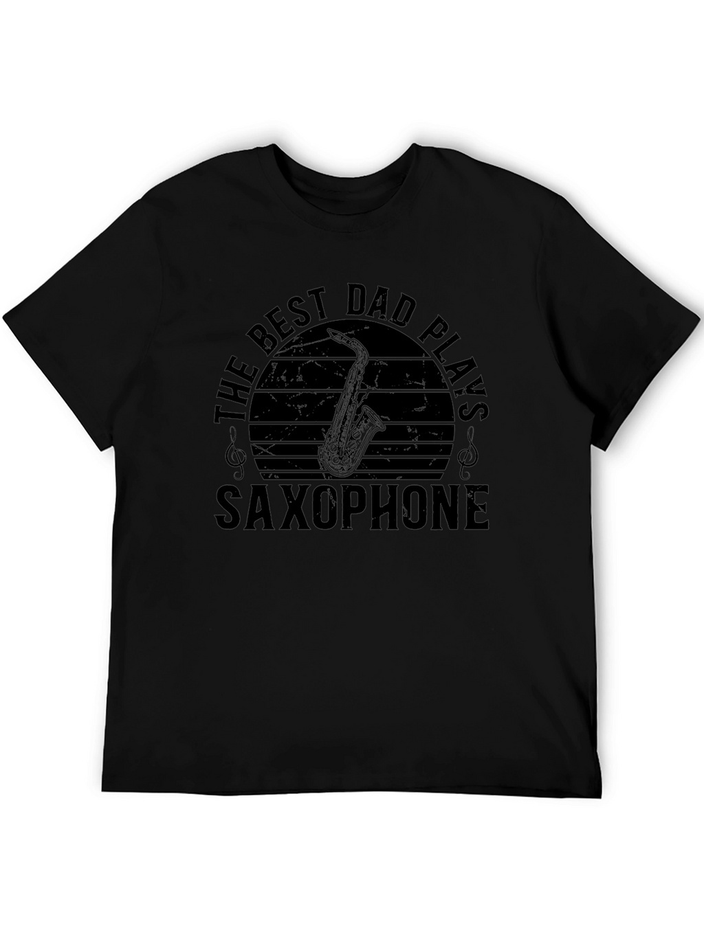 Best Dad Plays Saxophone Graphic Tee