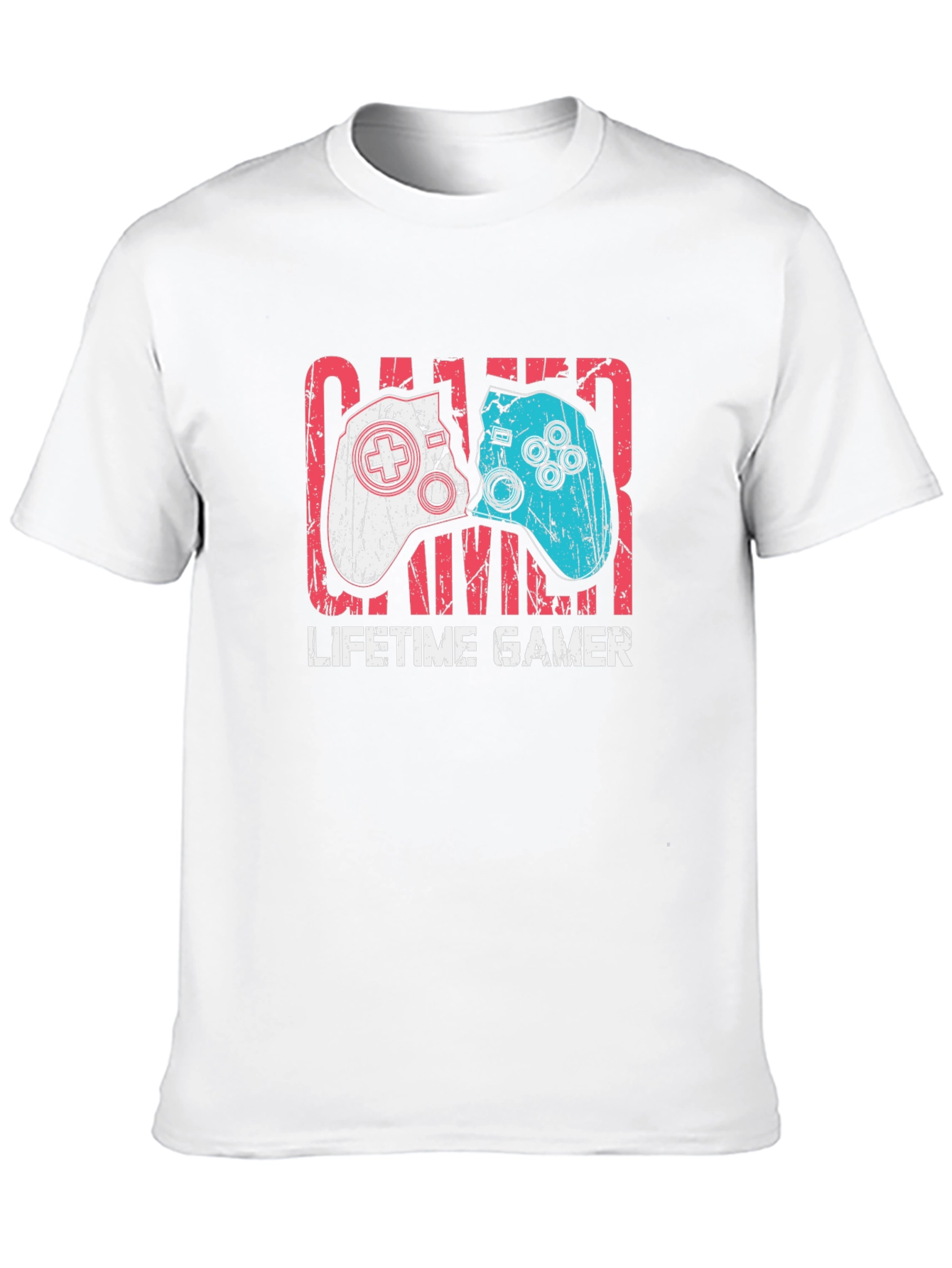 Lifetime Gamer Graphic Tee - Black Cotton