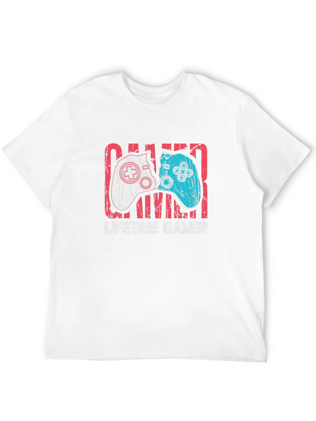 Lifetime Gamer Graphic Tee - Black Cotton