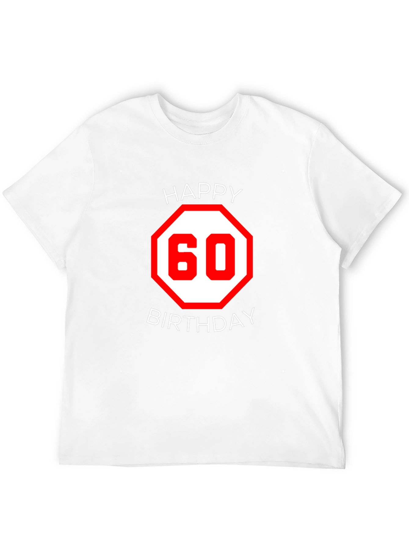 Happy 60th Birthday Black T-Shirt