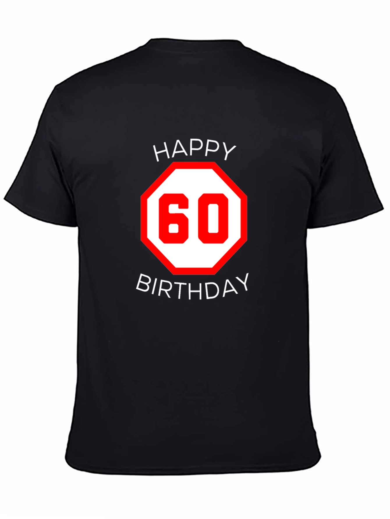 Happy 60th Birthday Black T-Shirt