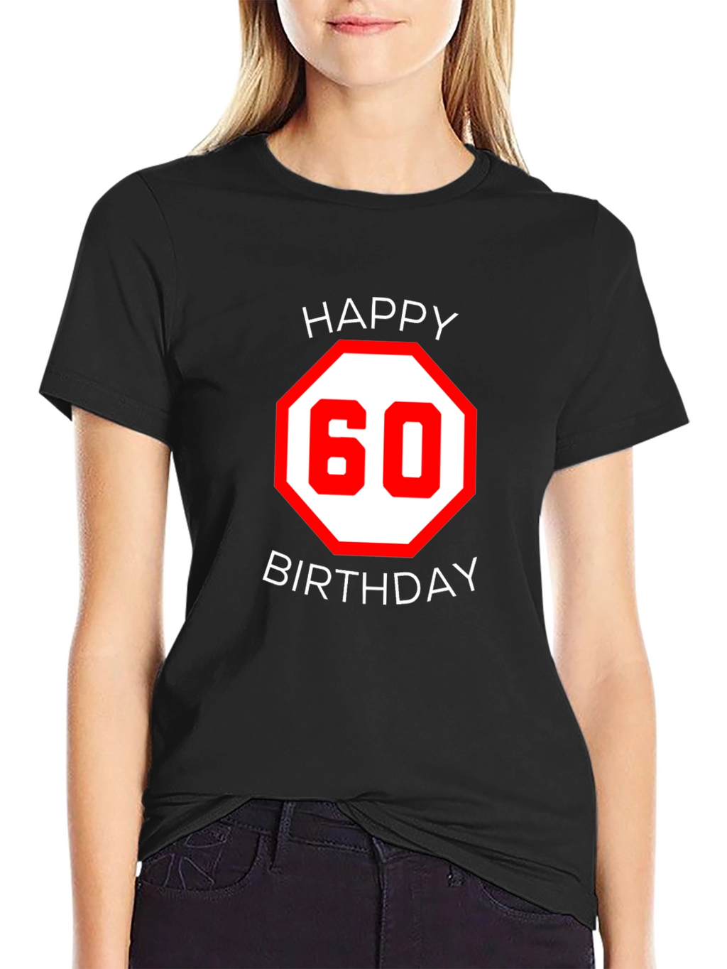 Happy 60th Birthday Black T-Shirt