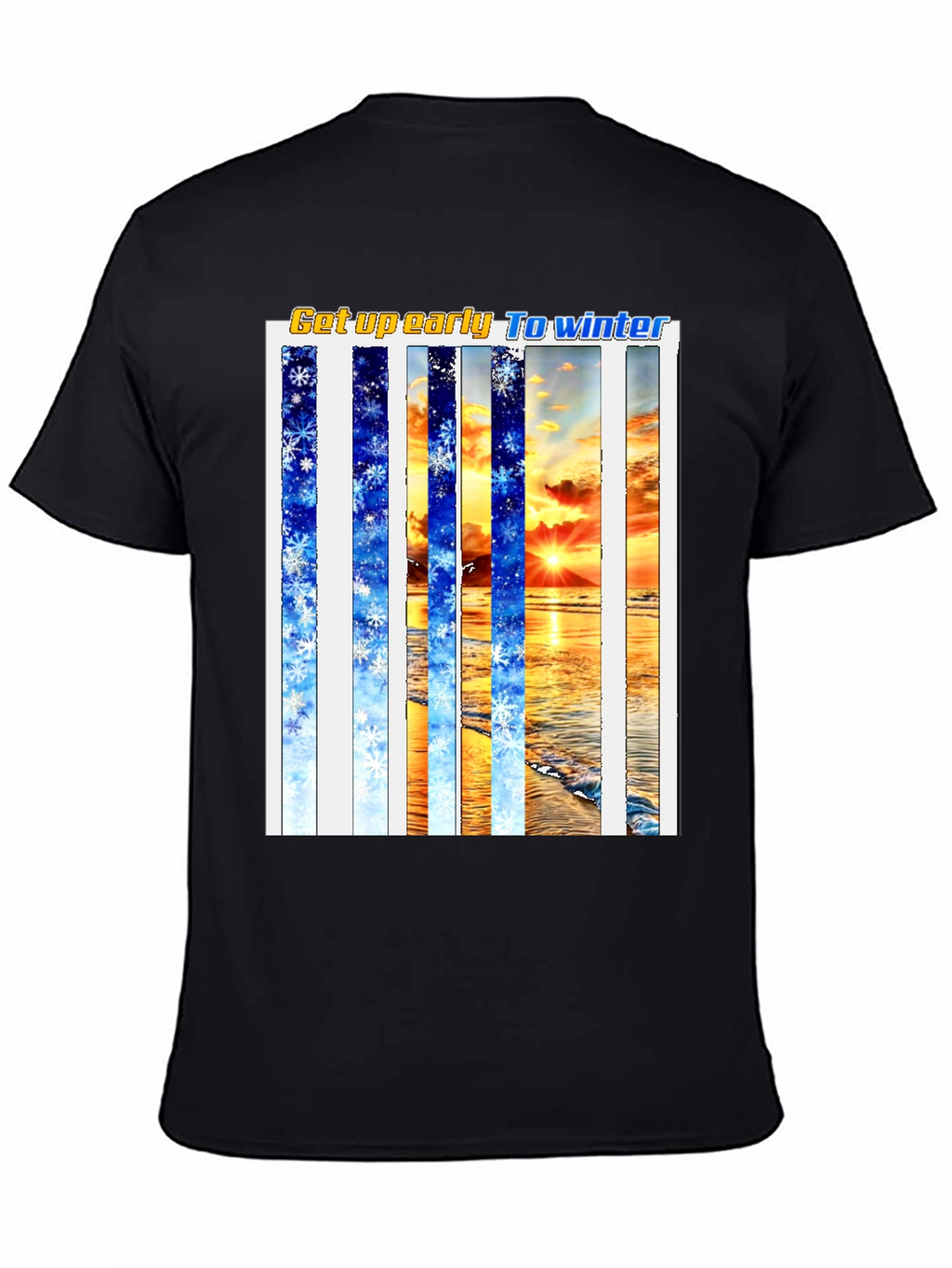 Winter Beach T-Shirt - Get Up Early