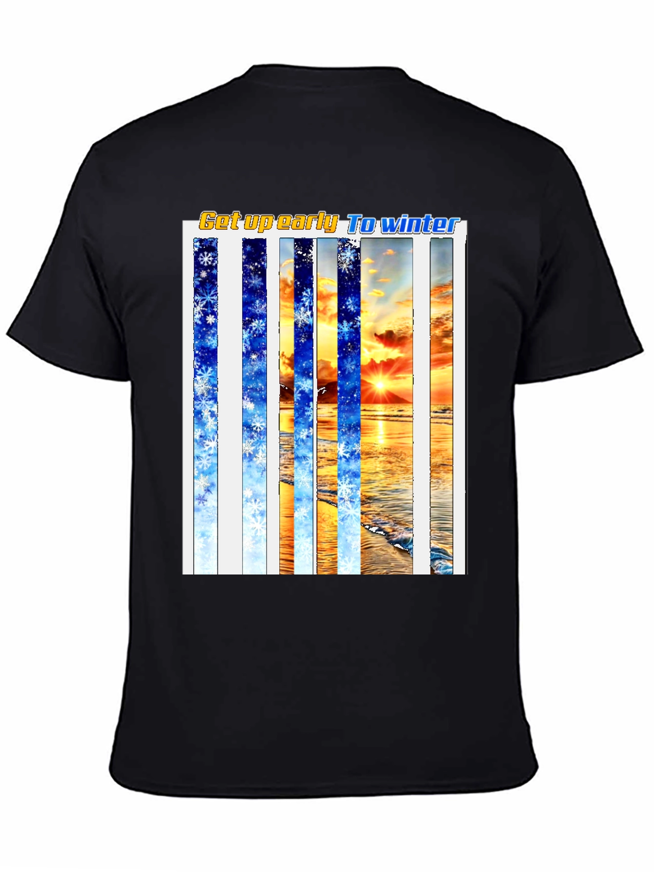 Winter Beach T-Shirt - Get Up Early