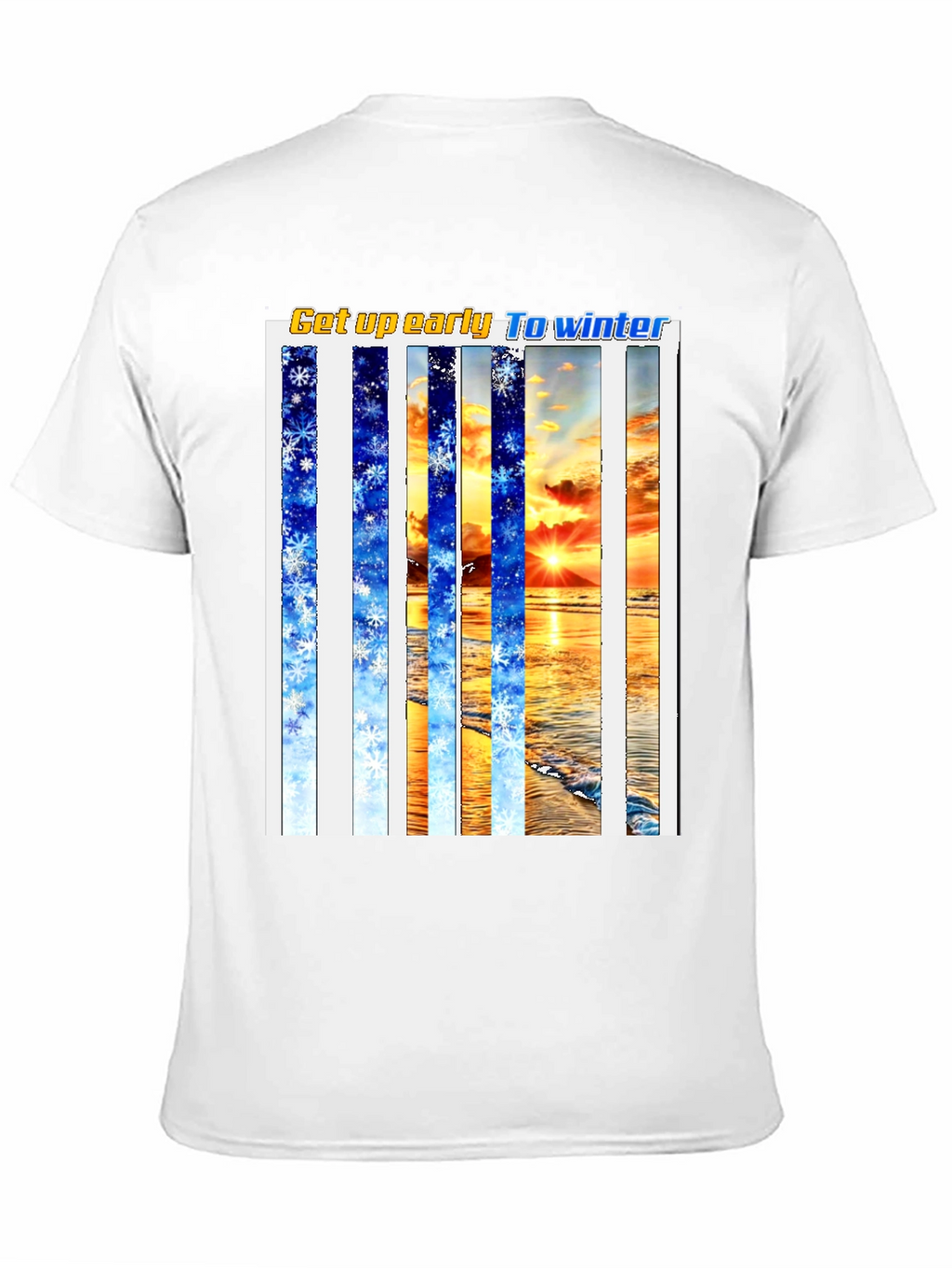 Winter Beach T-Shirt - Get Up Early
