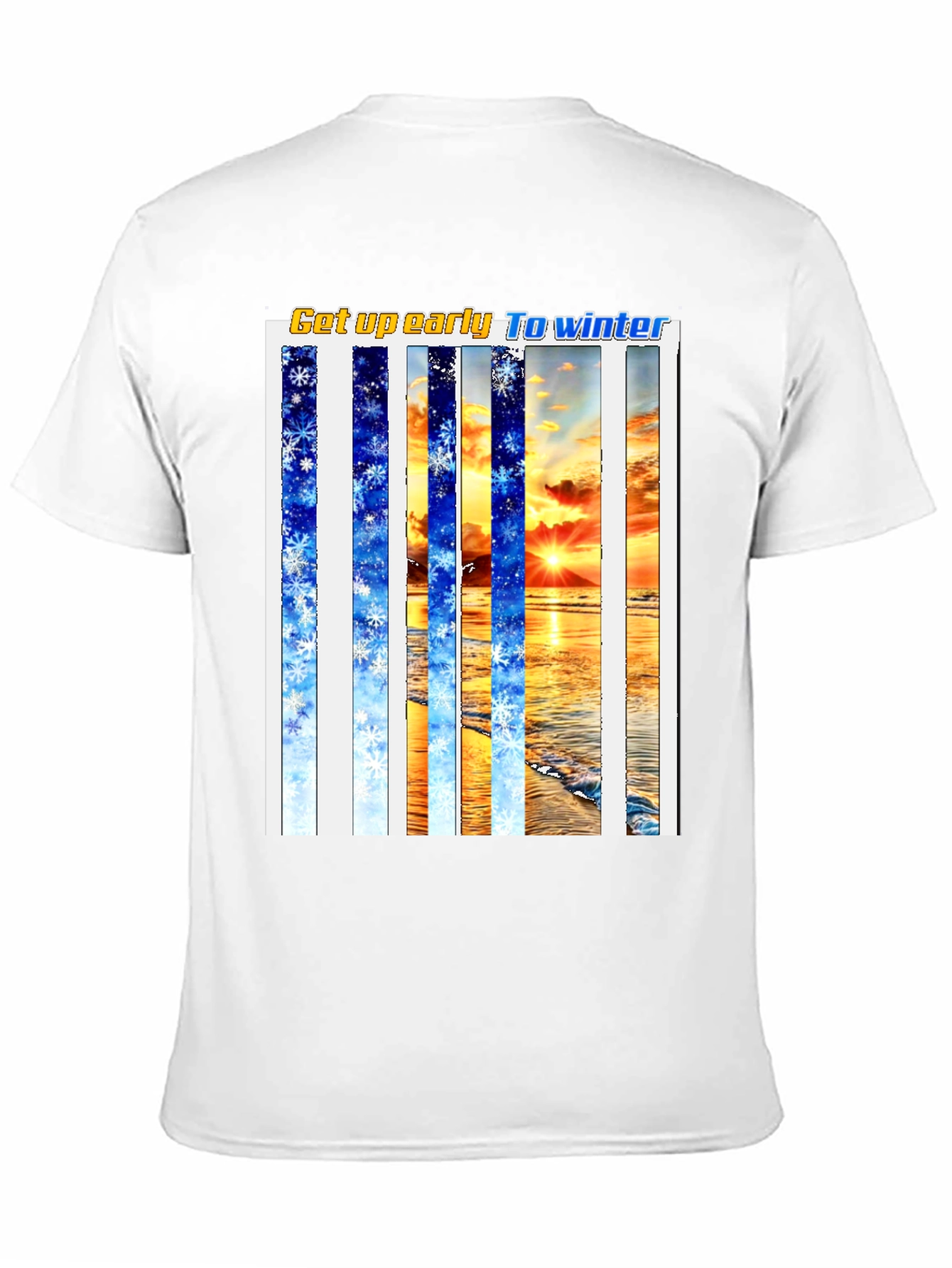 Winter Beach T-Shirt - Get Up Early