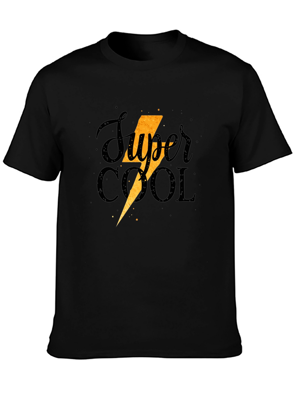 Super Cool Graphic Tee - Black
