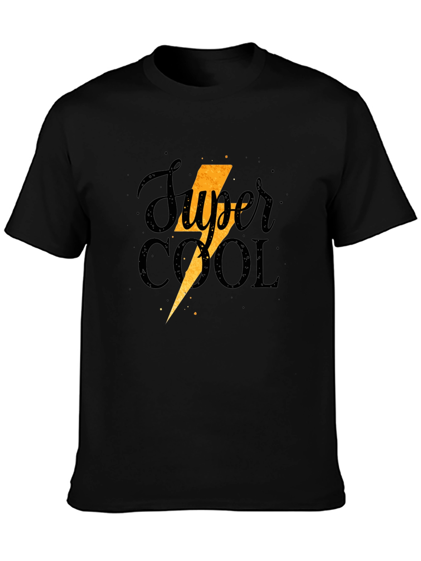 Super Cool Graphic Tee - Black