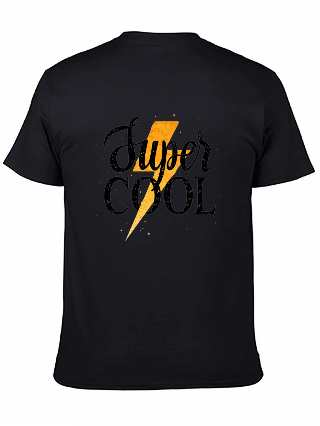Super Cool Graphic Tee - Black
