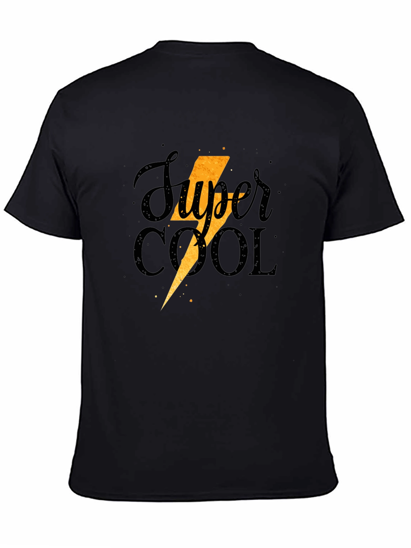 Super Cool Graphic Tee - Black