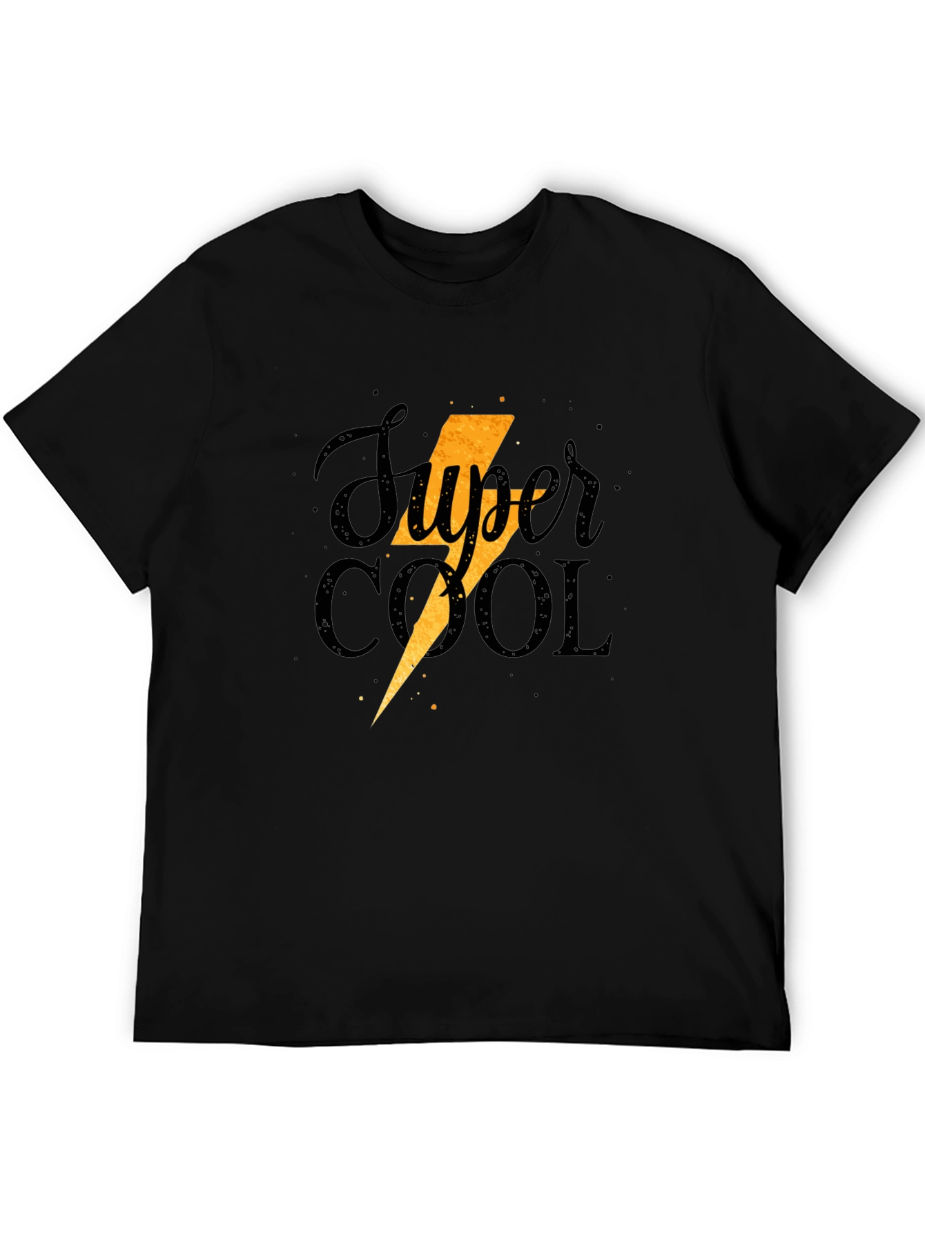 Super Cool Graphic Tee - Black