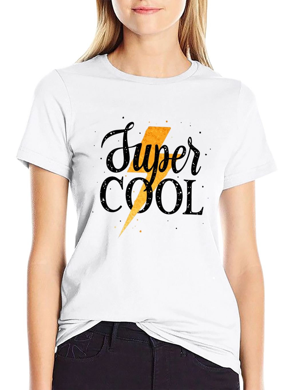 Super Cool Graphic Tee - Black