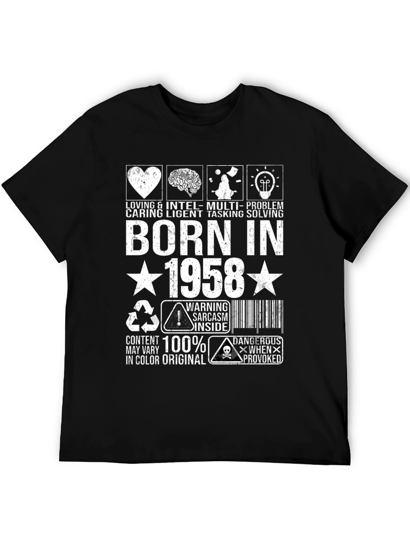 Born In 1958 Graphic T-Shirt