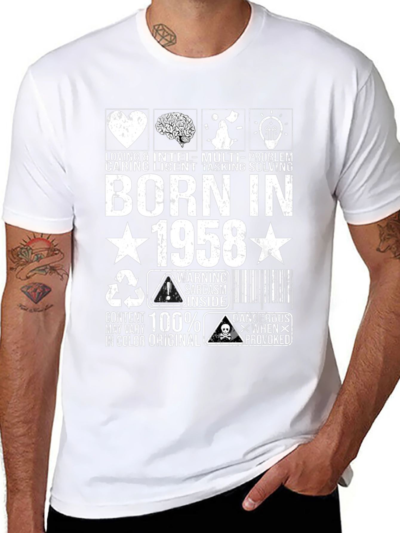 Born In 1958 Graphic T-Shirt