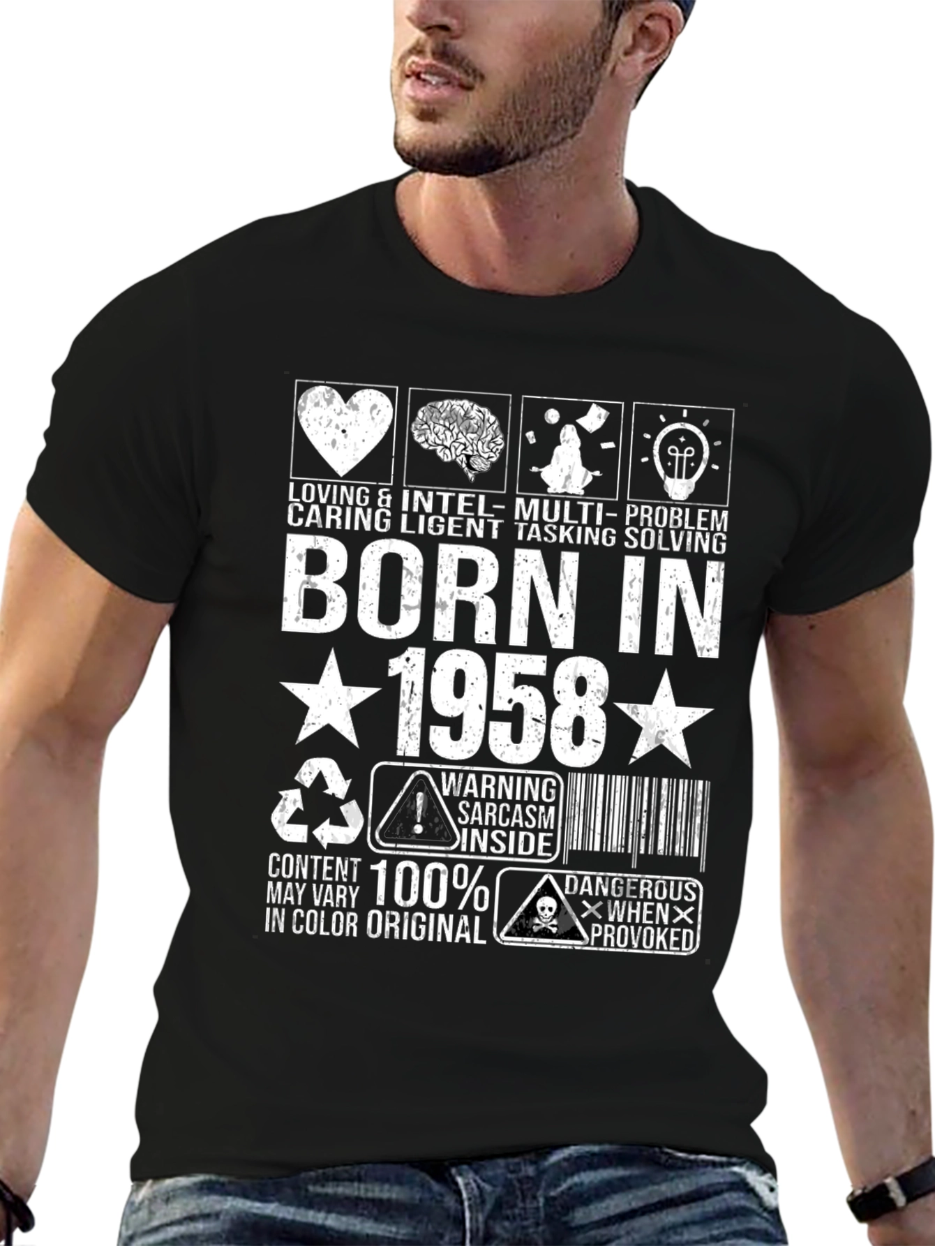 Born In 1958 Graphic T-Shirt