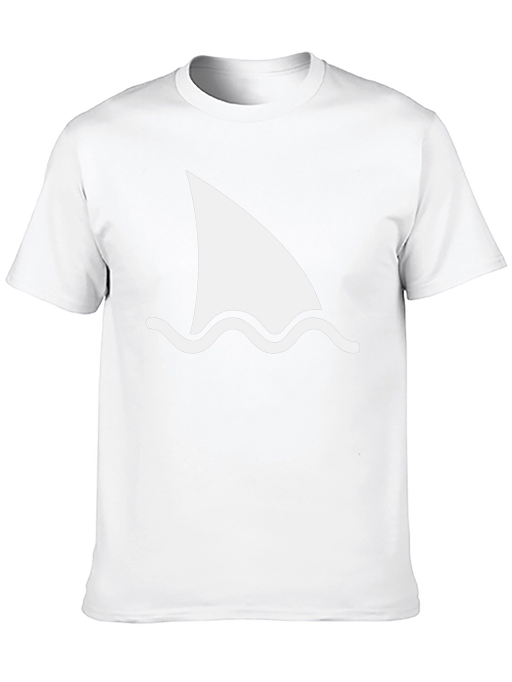 Shark Fin Graphic Tee - Black
