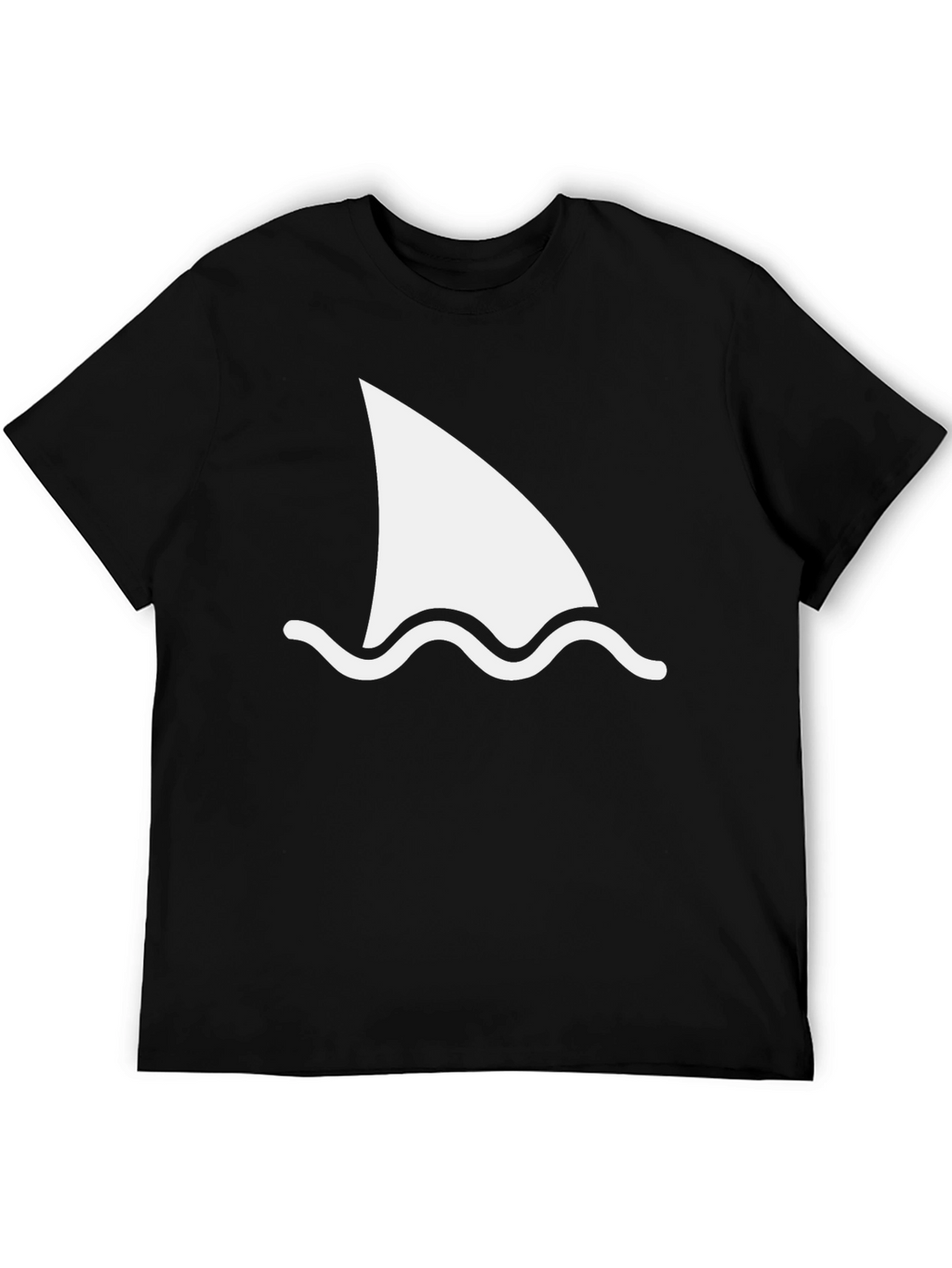 Shark Fin Graphic Tee - Black
