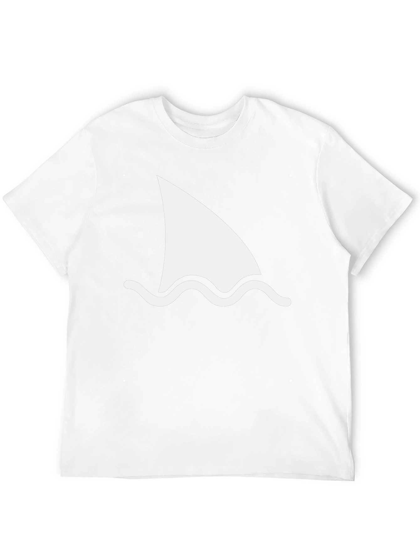 Shark Fin Graphic Tee - Black