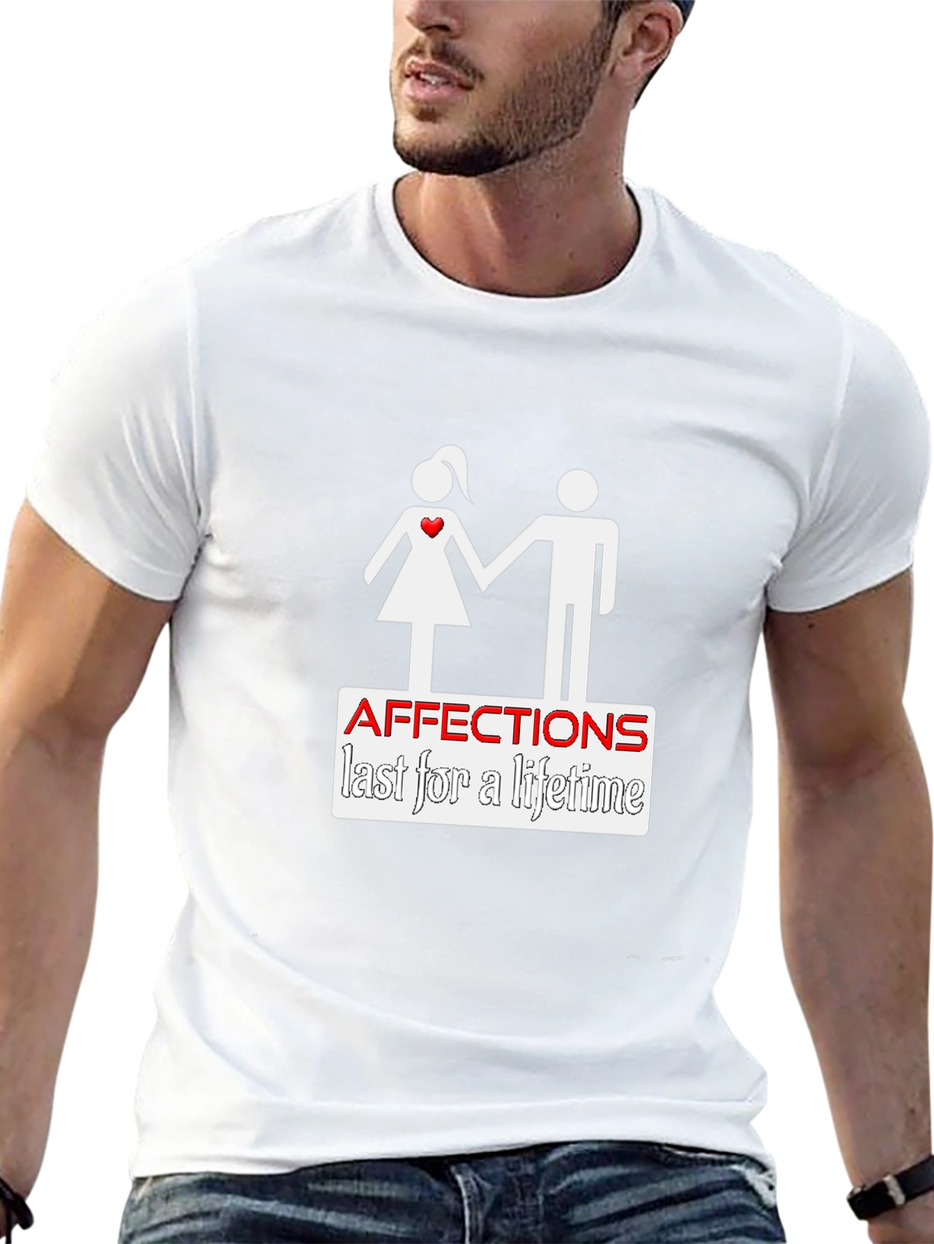 Affection Lasts a Lifetime Black T-Shirt
