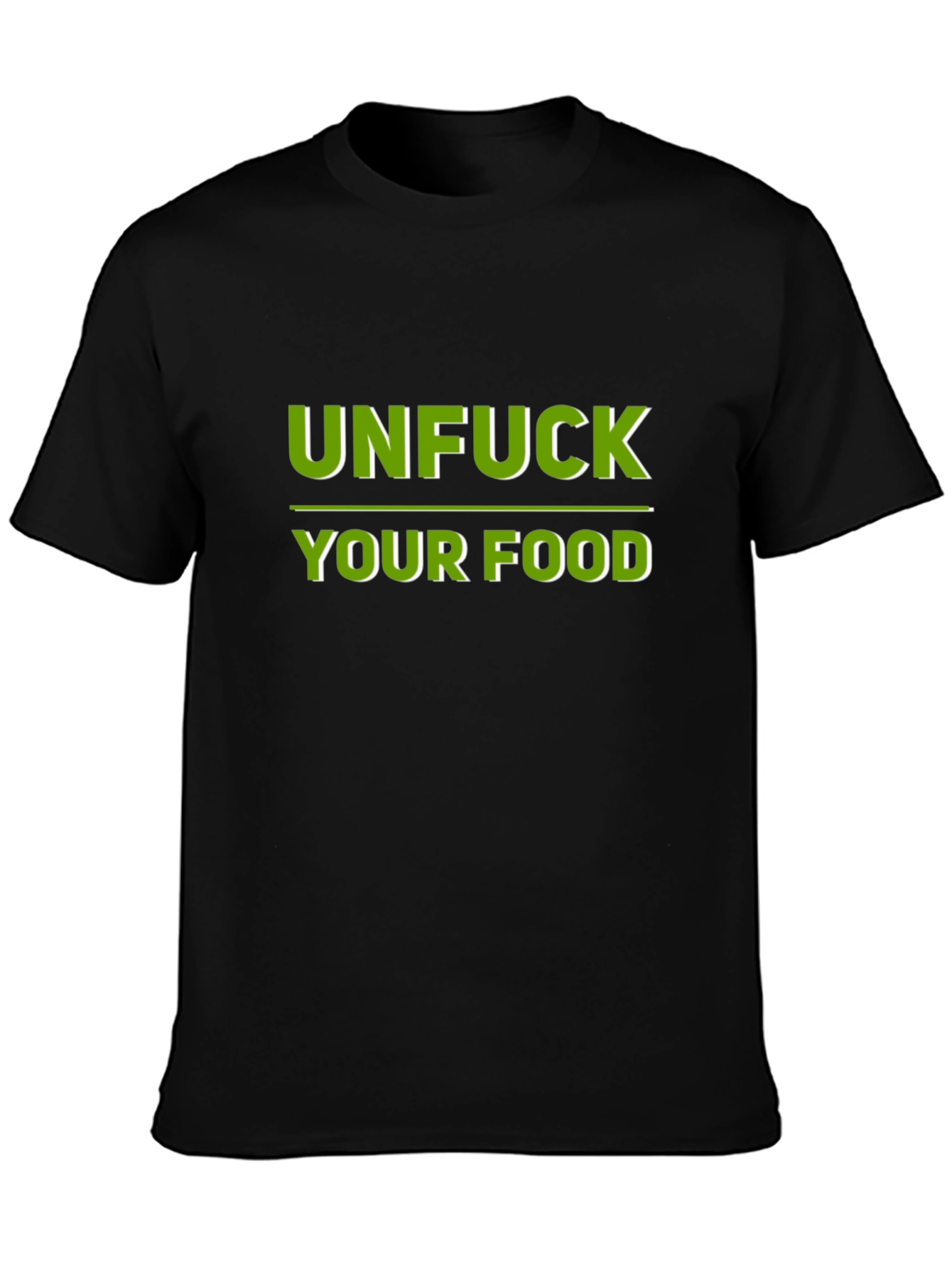 Unfuck Your Food Graphic Tee - Black