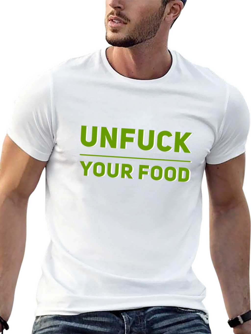 Unfuck Your Food Graphic Tee - Black