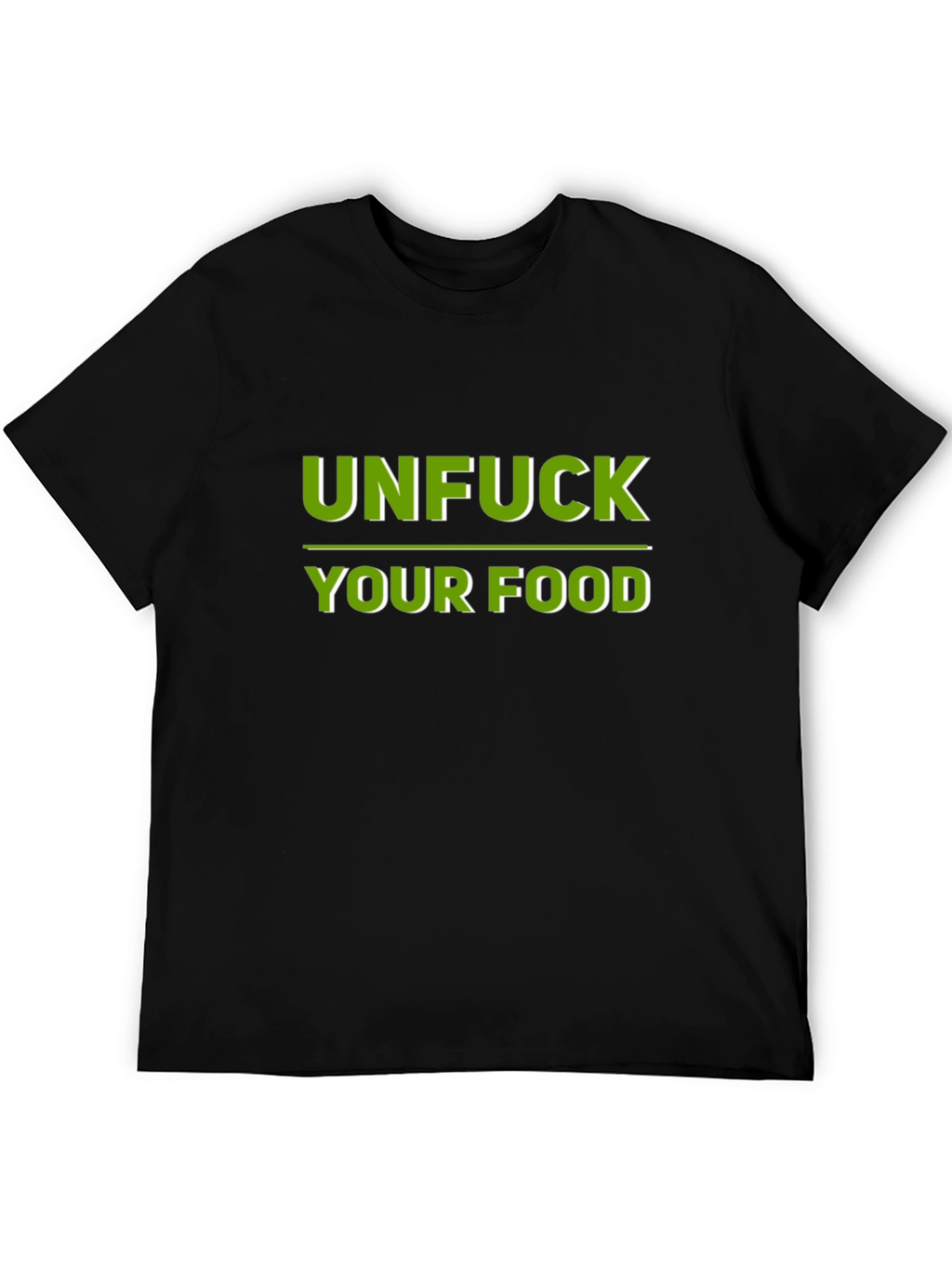 Unfuck Your Food Graphic Tee - Black
