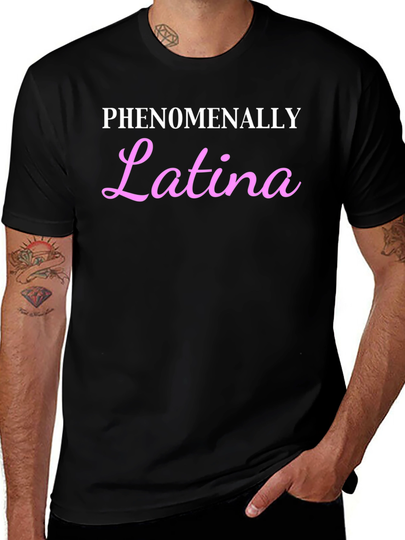 Phenomenally Latina Black T-Shirt