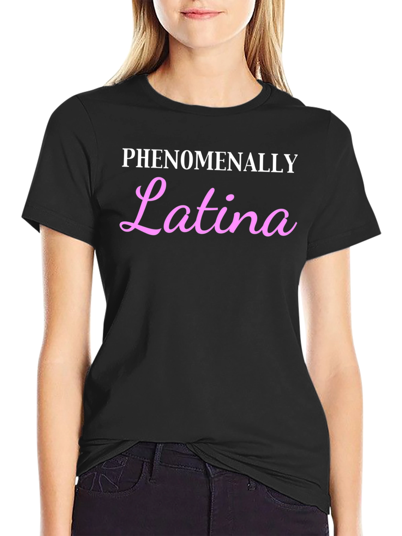 Phenomenally Latina Black T-Shirt