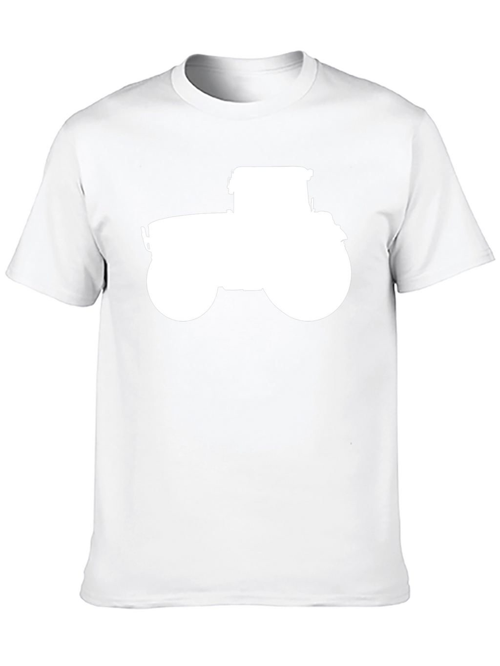 Tractor Graphic Tee - Black Cotton Casual Shirt