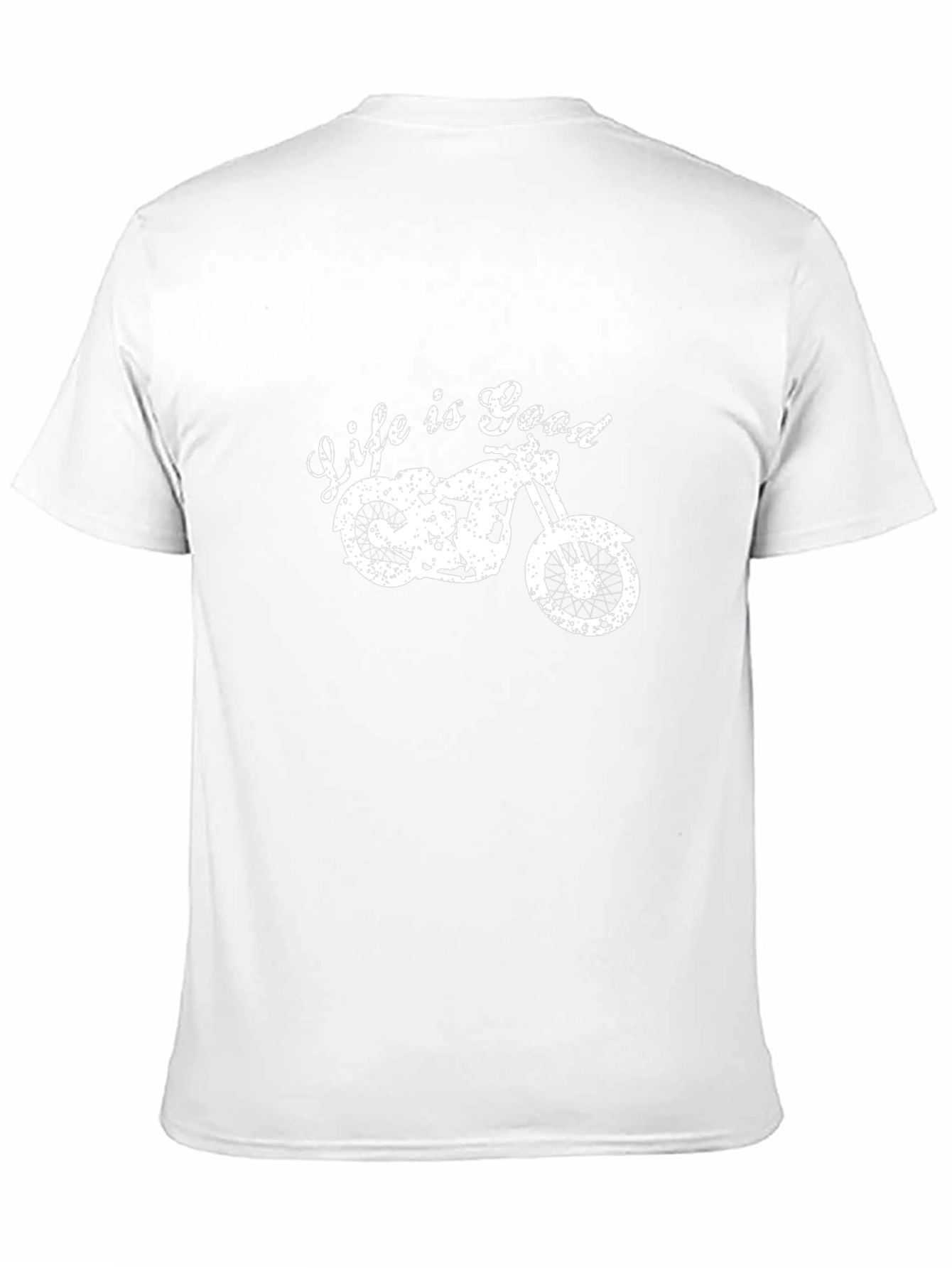 Life is Good Motorcycle Graphic Tee - Black