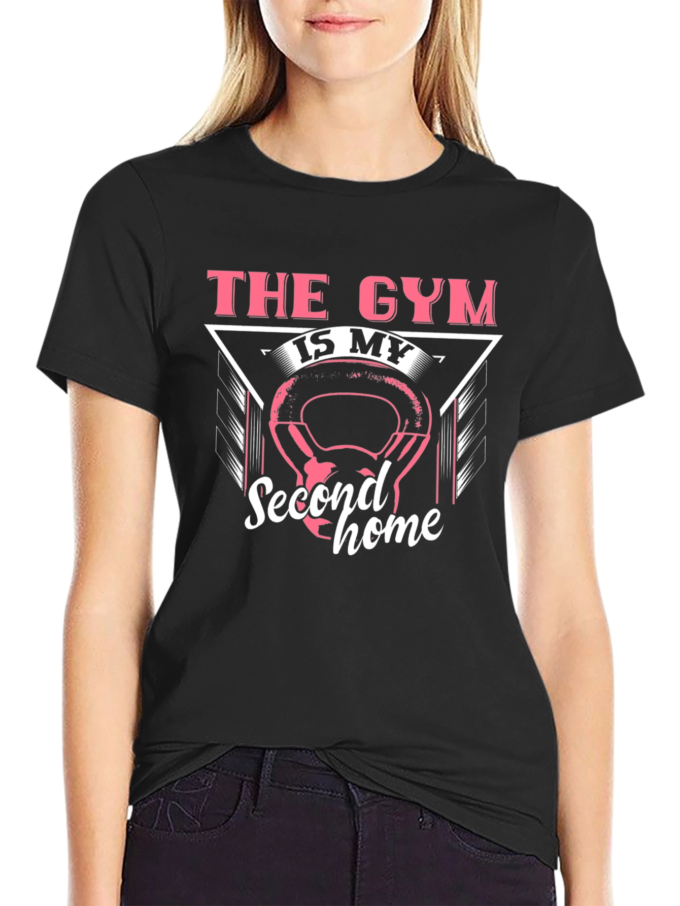 Gym is My Second Home Graphic Tee