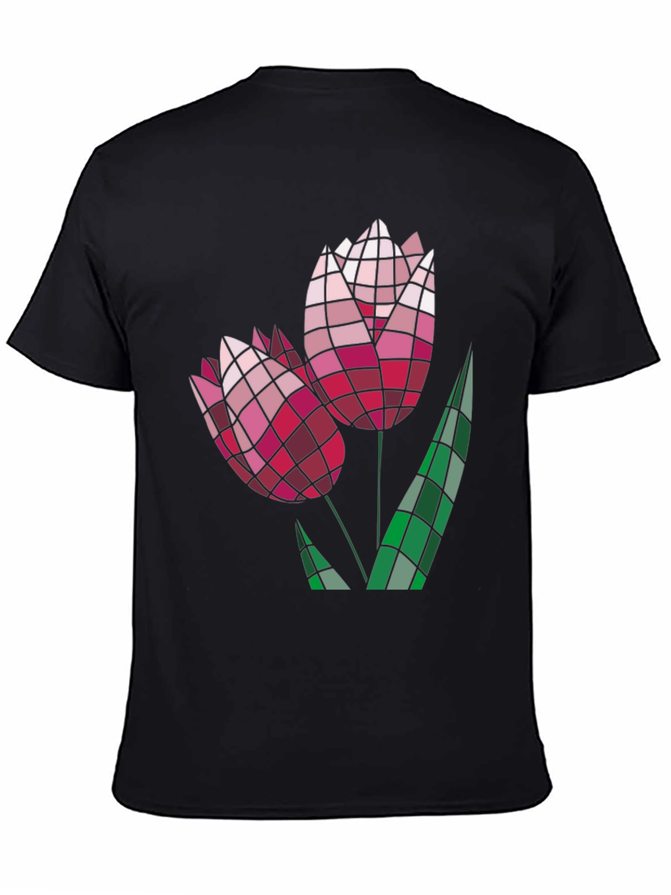 Geometric Floral Tee