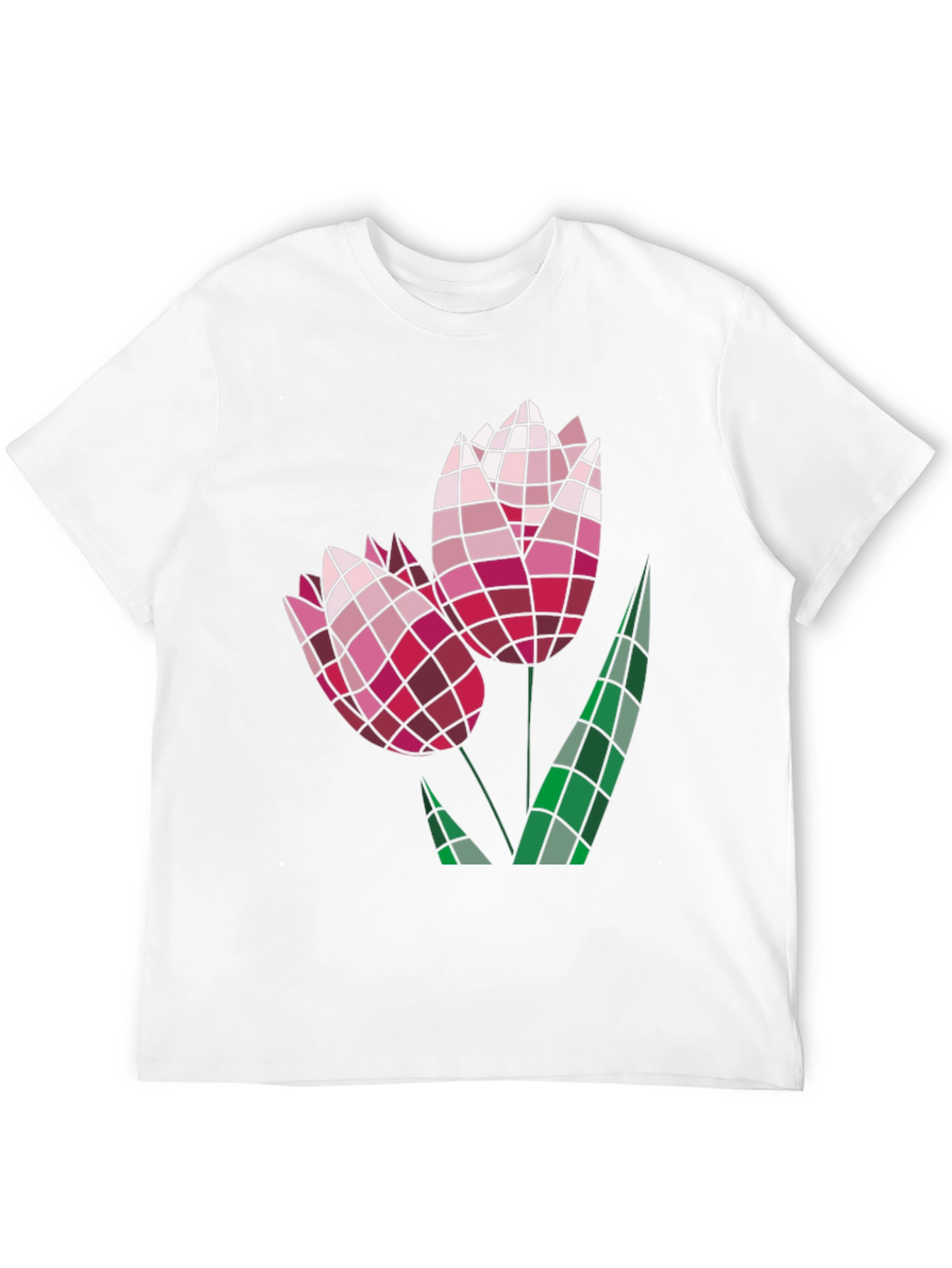 Geometric Floral Tee