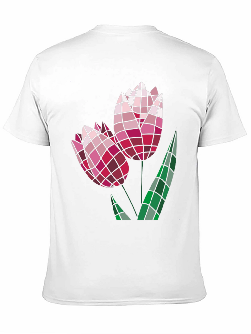 Geometric Floral Tee